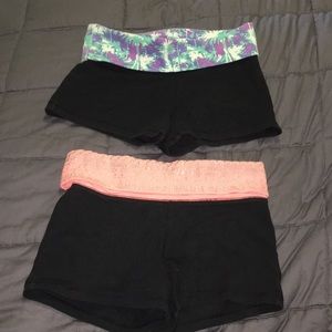 Yoga shorts (2 pair)